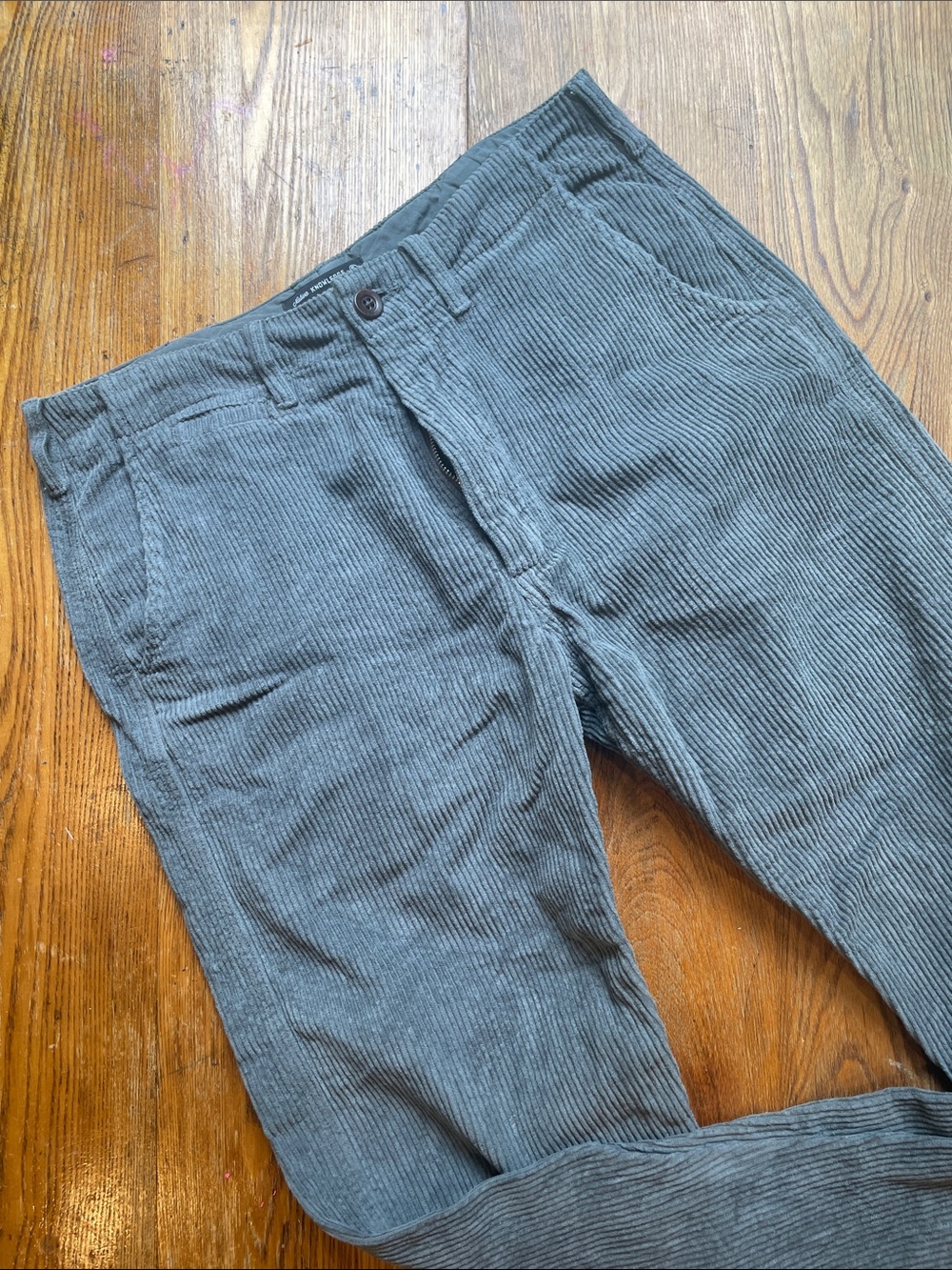 Portuguese Flannel grey corduroy pants